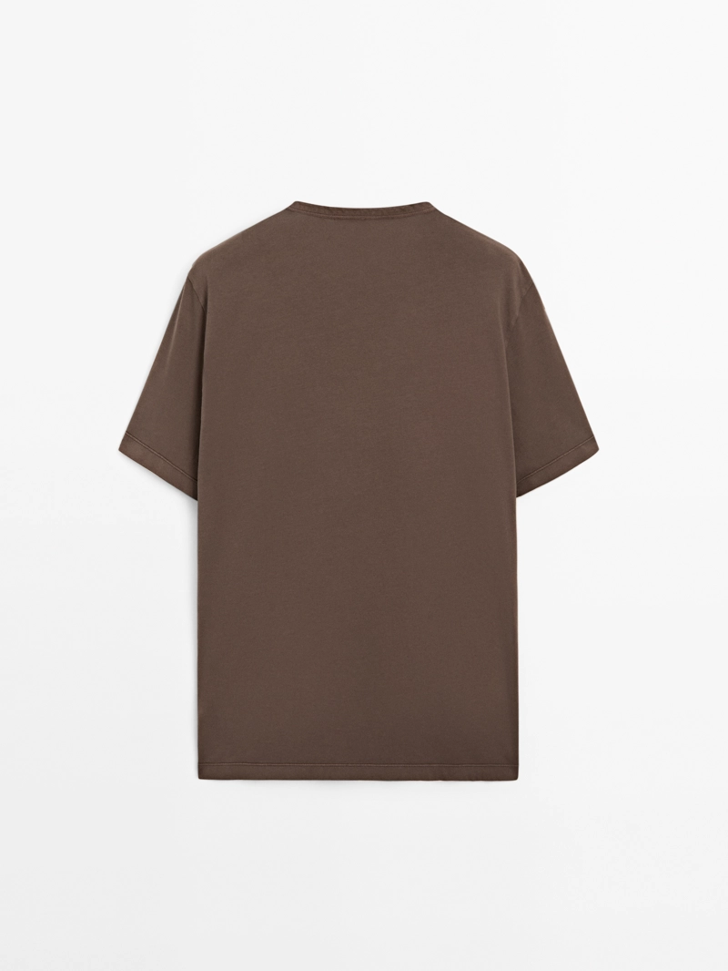 Футболка с короткими рукавами в стиле worn effect