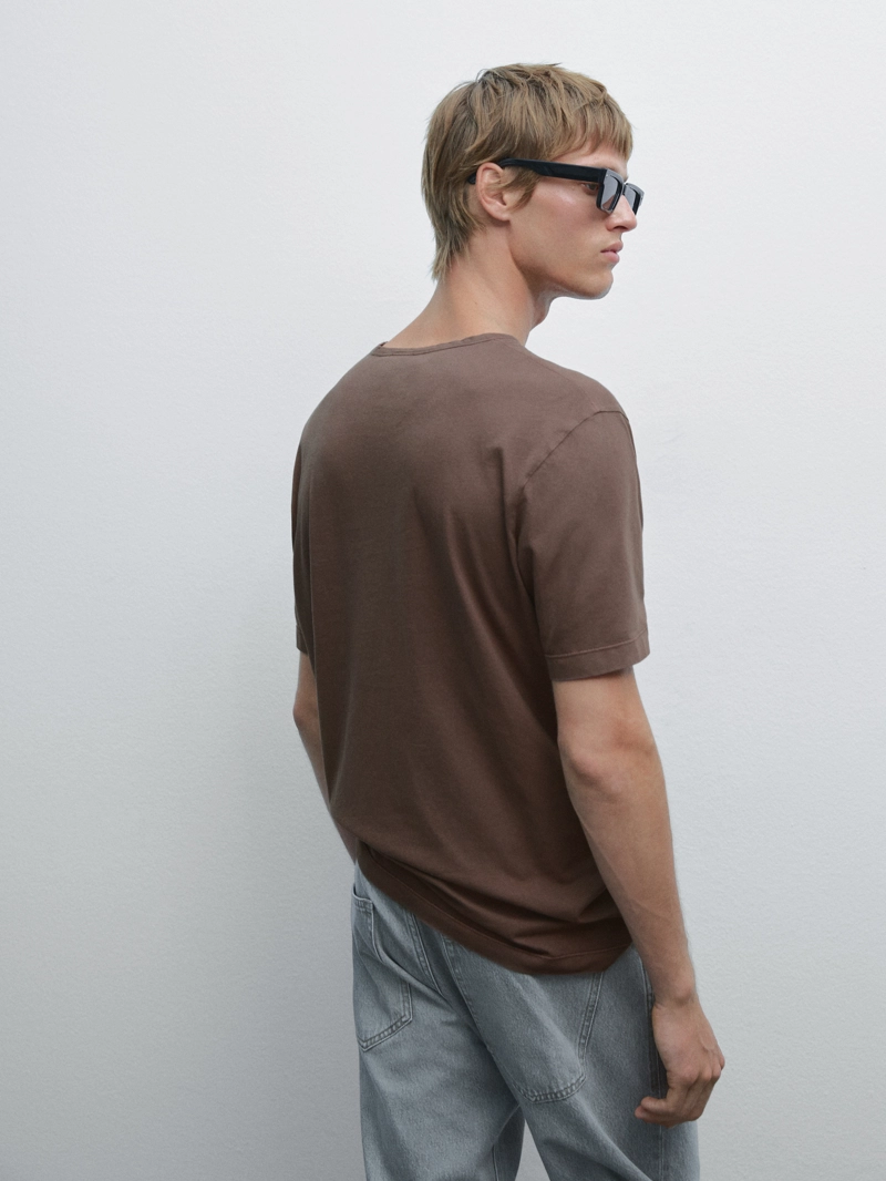 Футболка с короткими рукавами в стиле worn effect