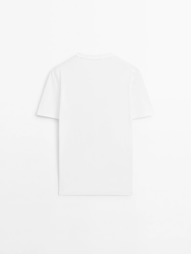 Футболка из 100% мерсеризированного хлопка