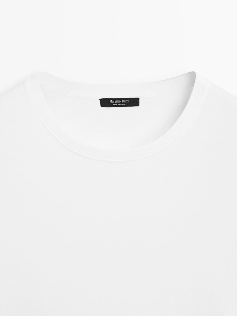 Футболка из 100% мерсеризированного хлопка