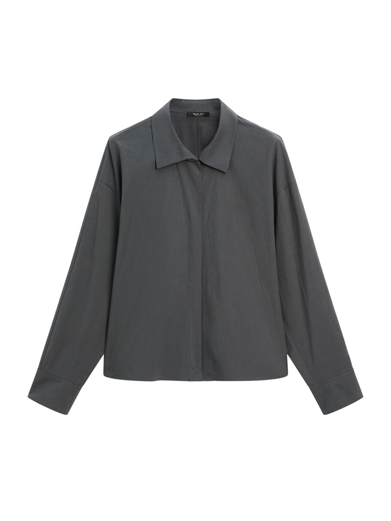 Рубашка из хлопка loose-fitting 100%, massimo dutti