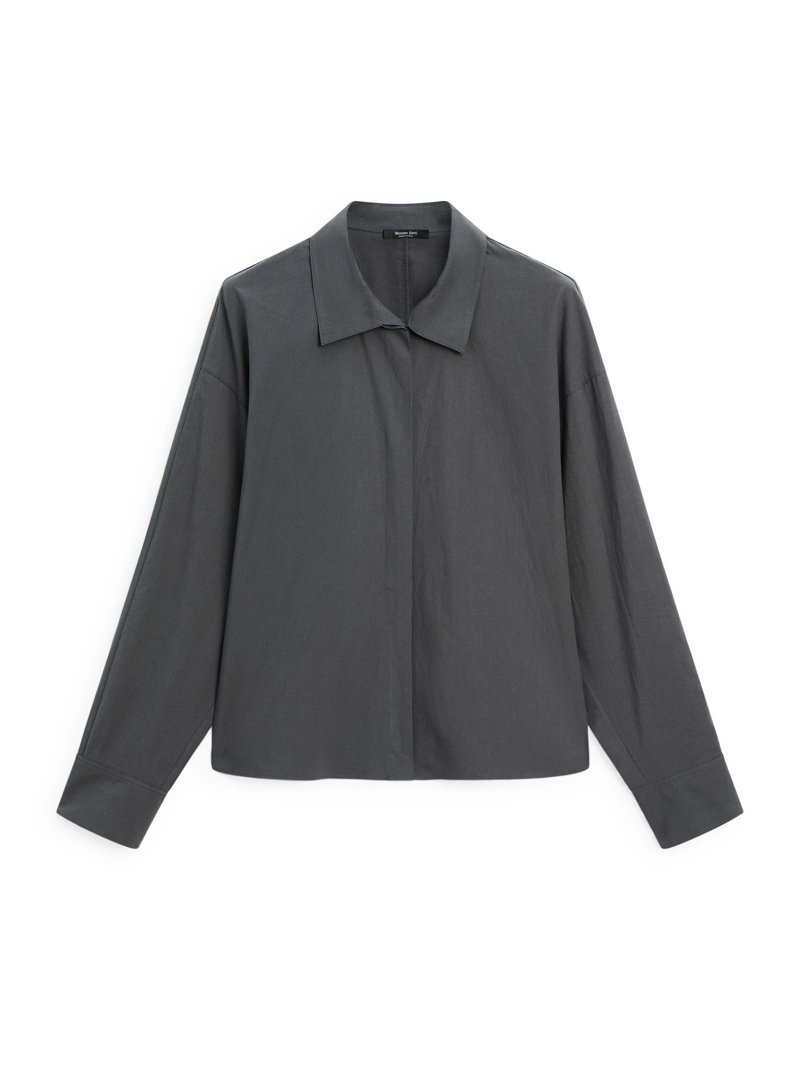 Рубашка из хлопка loose-fitting 100%, massimo dutti