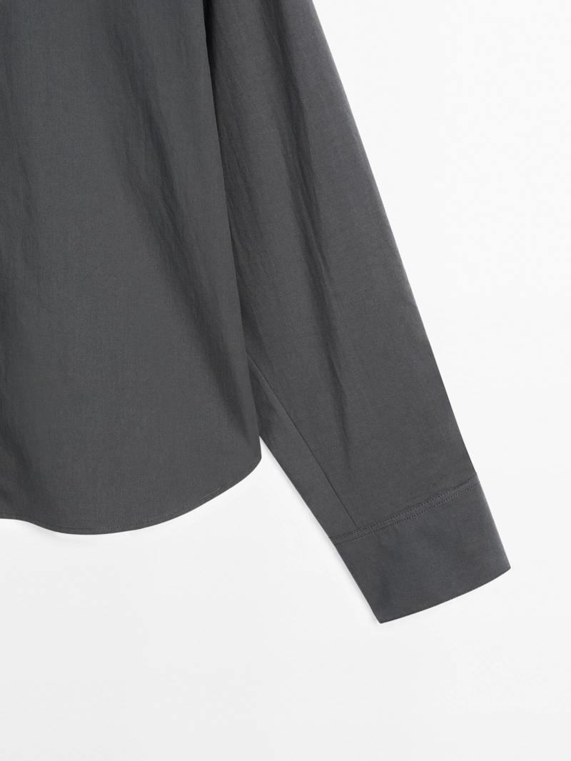Рубашка из хлопка loose-fitting 100%, massimo dutti