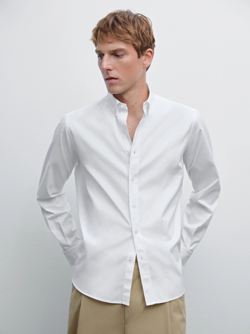 Рубашка regular fit oxford