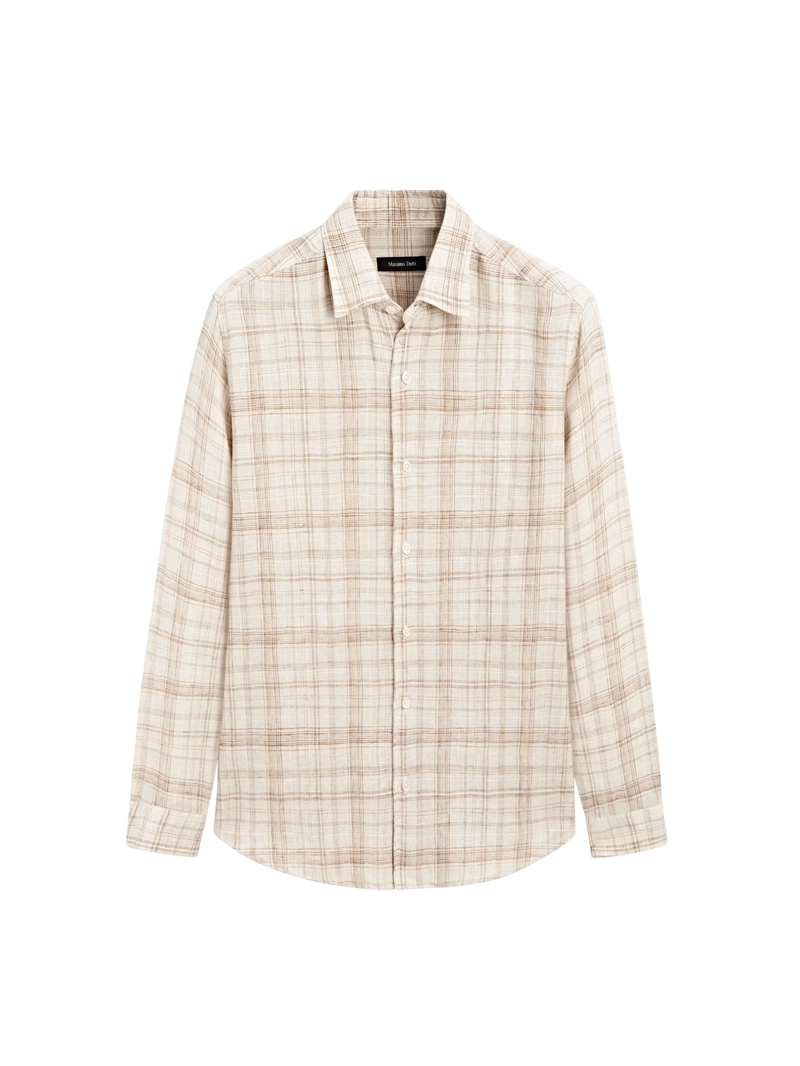 Рубашка в клетку с регулярной посадкой