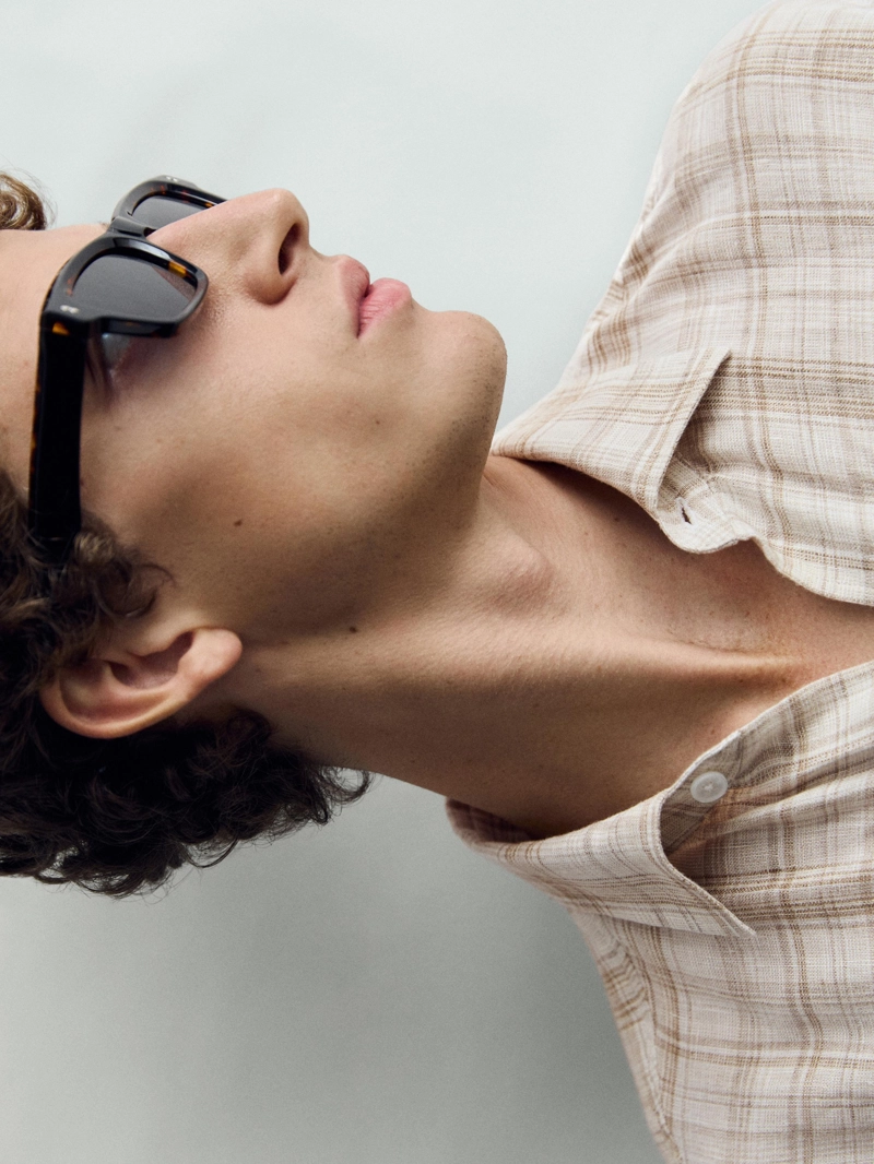 Рубашка в клетку с регулярной посадкой