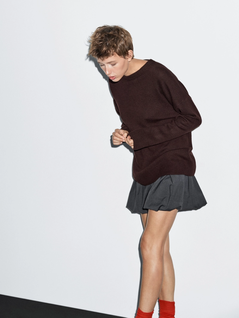 Джемпер из кашемира jersey oversize stitch 100%