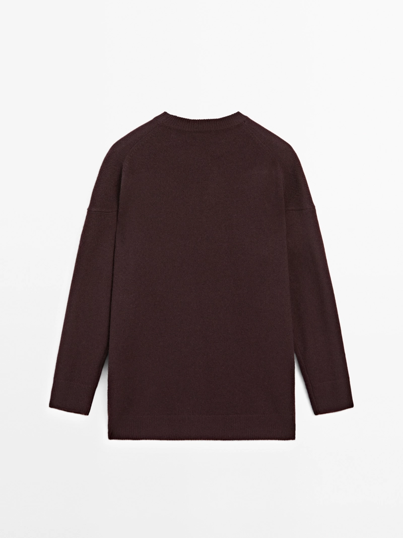 Джемпер из кашемира jersey oversize stitch 100%