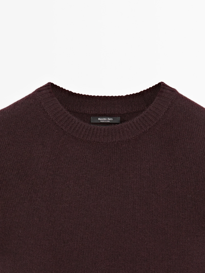 Джемпер из кашемира jersey oversize stitch 100%