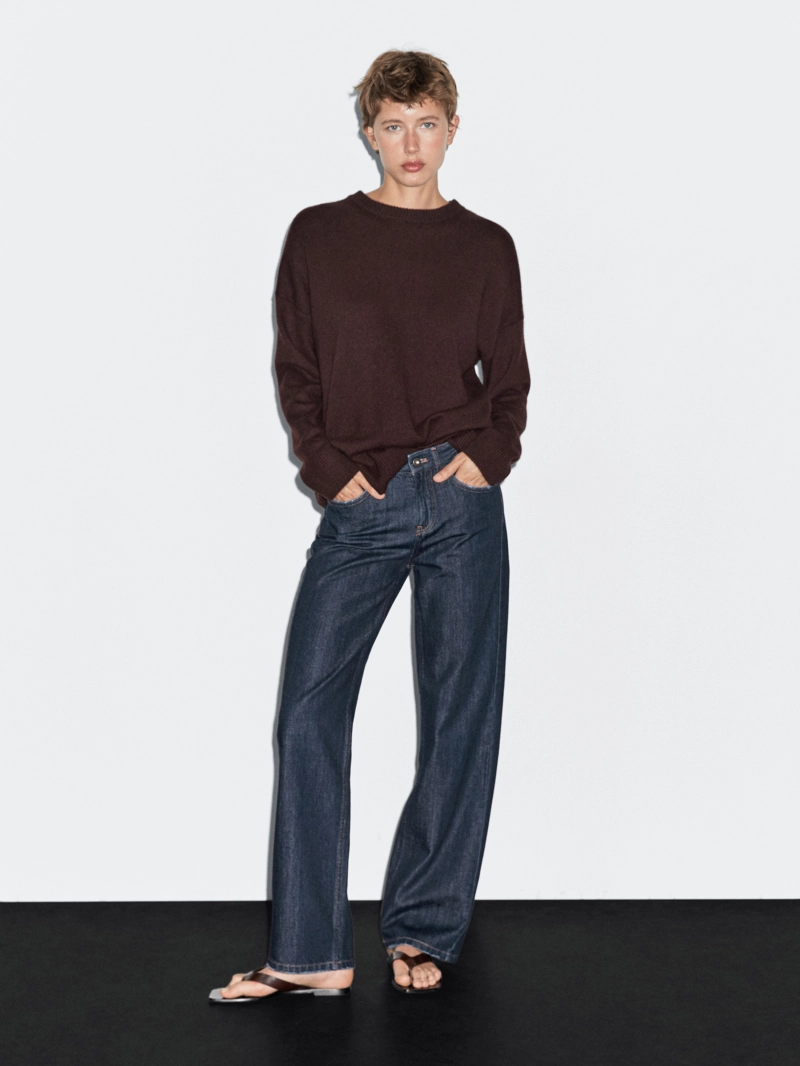Джемпер из кашемира jersey oversize stitch 100%