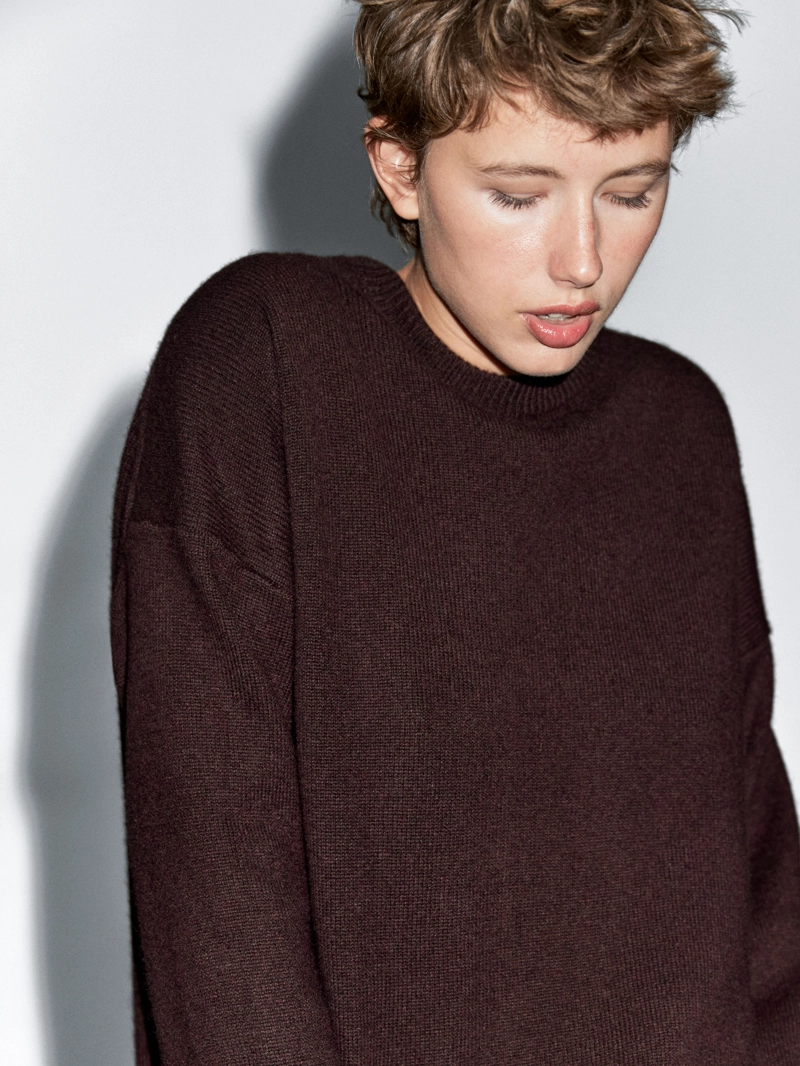 Джемпер из кашемира jersey oversize stitch 100%