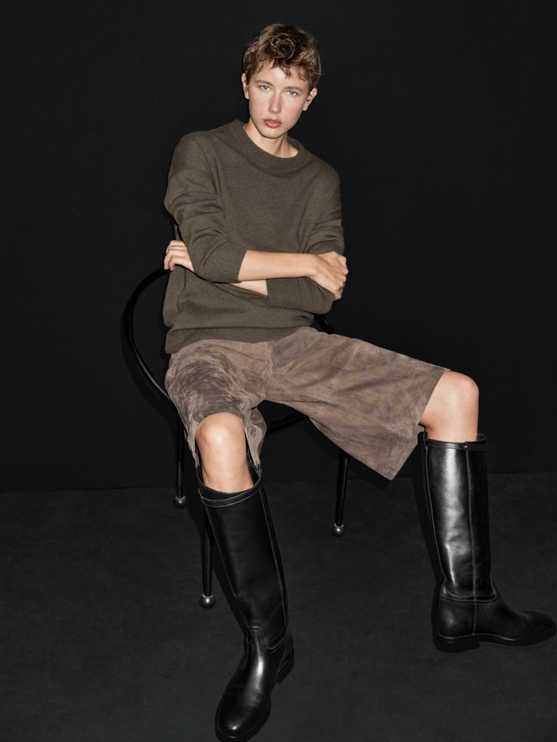 Джемпер jersey oversize stitch из 100% кашемира