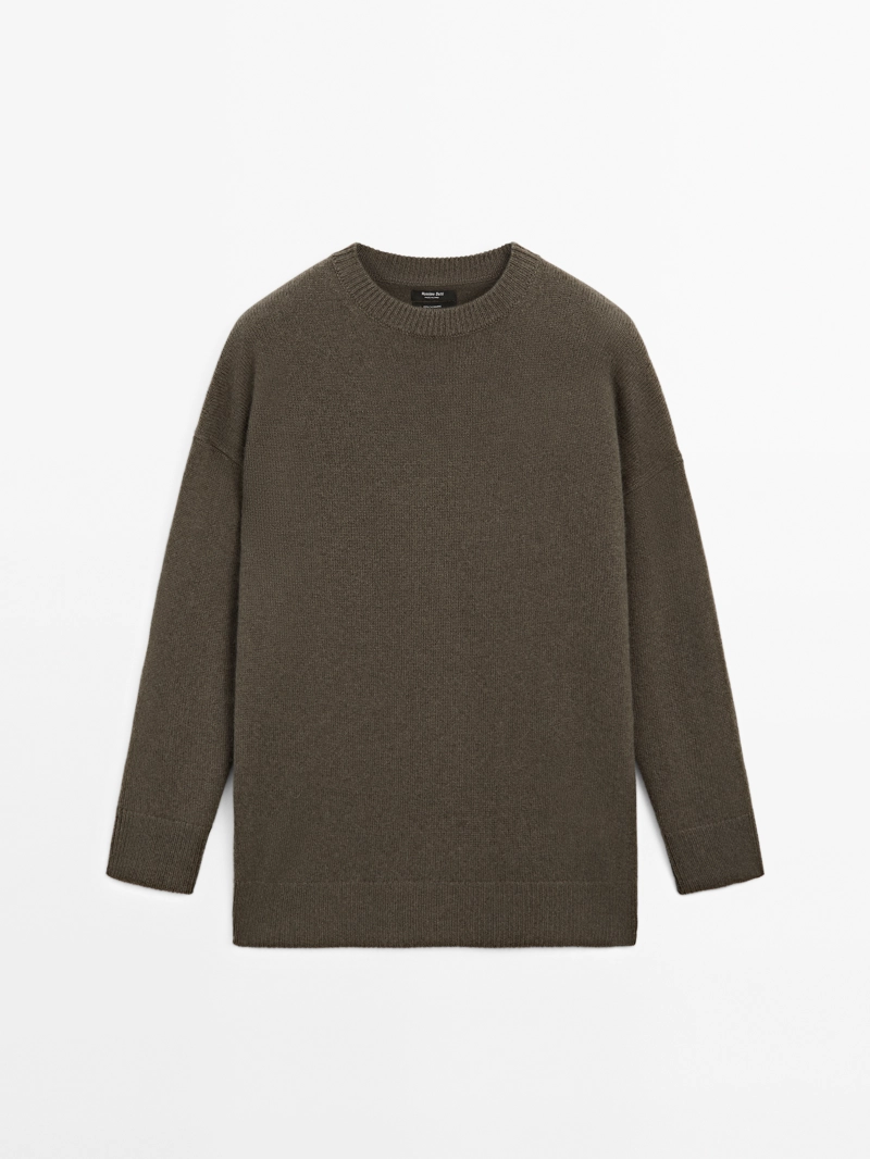 Джемпер jersey oversize stitch из 100% кашемира