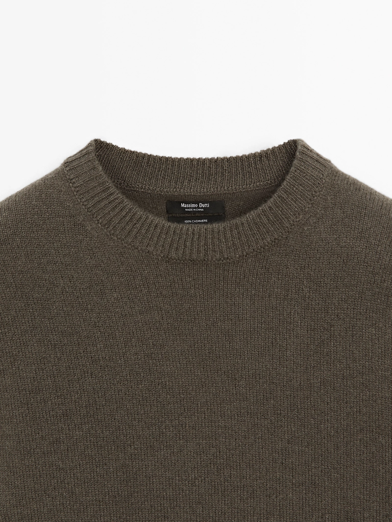 Джемпер jersey oversize stitch из 100% кашемира