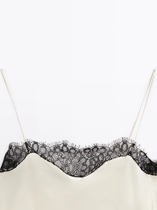 Топ-камисоль SATIN-EFFECT - STUDIO- Заказать в России