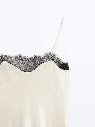 Топ-камисоль SATIN-EFFECT - STUDIO- Заказать в России