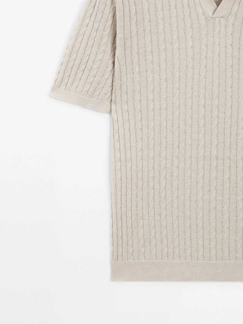 Поло с косынкой massimo dutti