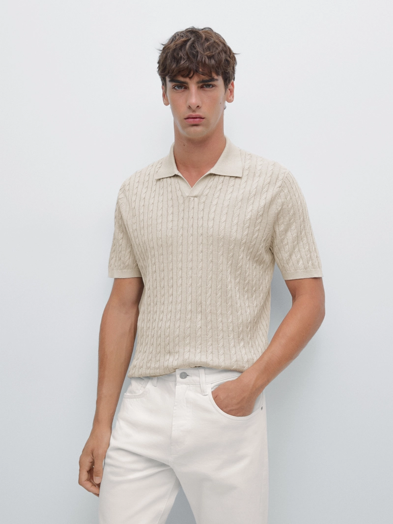 Поло с косынкой massimo dutti