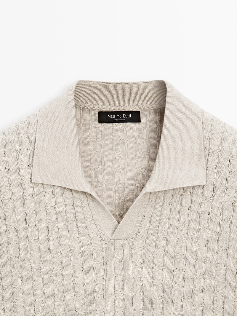 Поло с косынкой massimo dutti