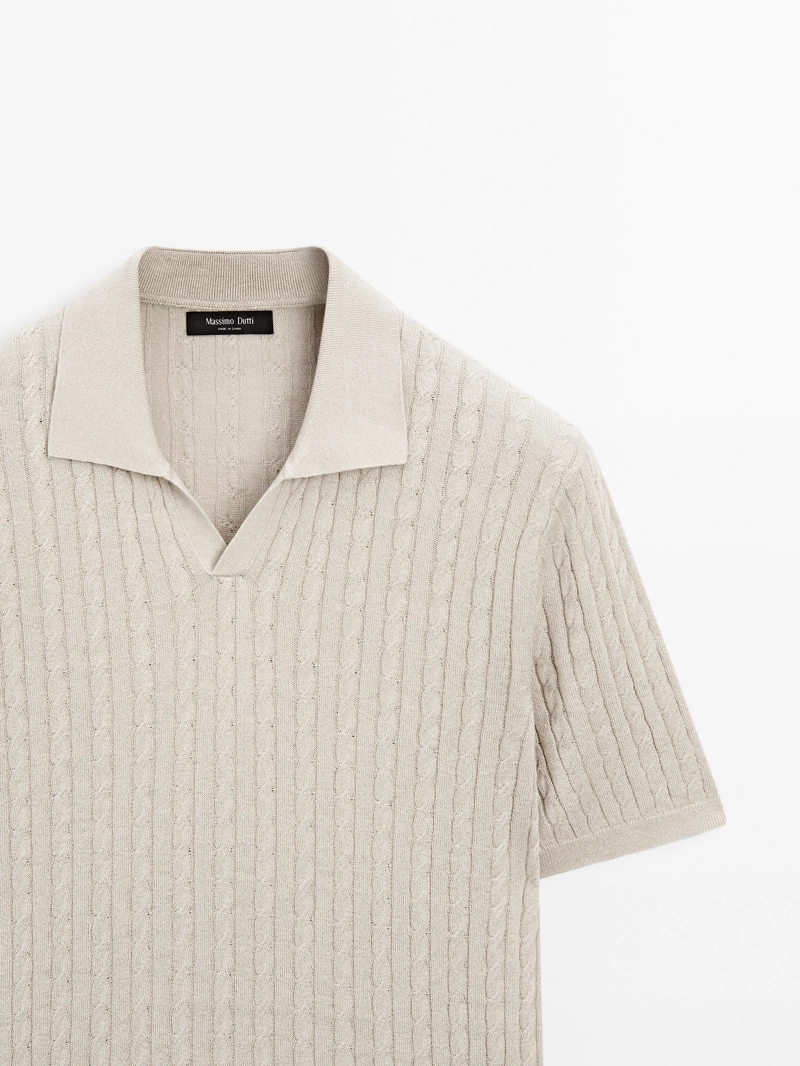 Поло с косынкой massimo dutti