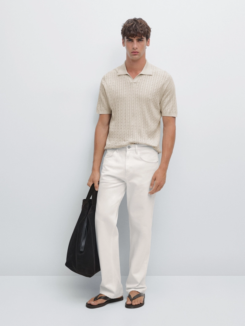 Поло с косынкой massimo dutti
