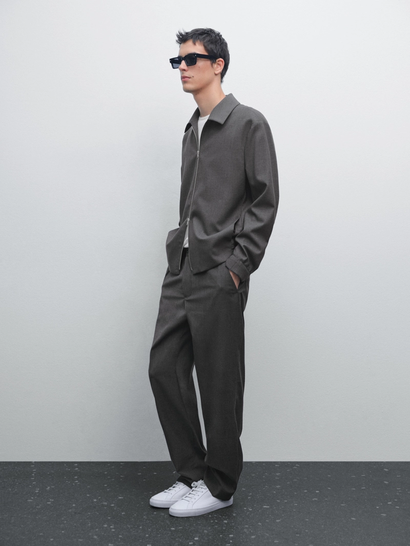 Полу-пальто total look с шерстью