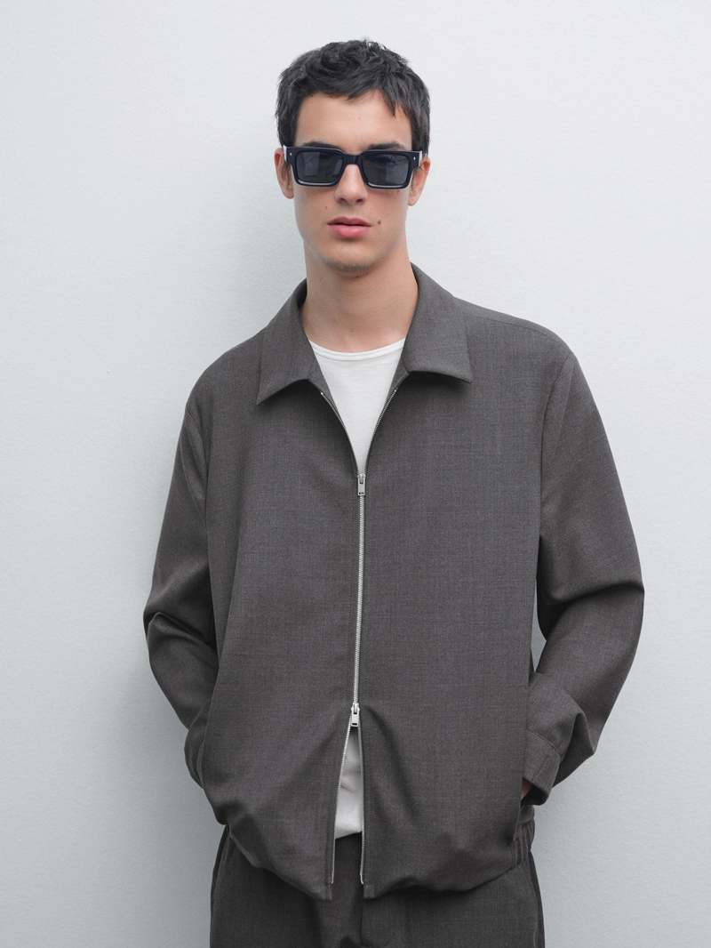 Полу-пальто total look с шерстью