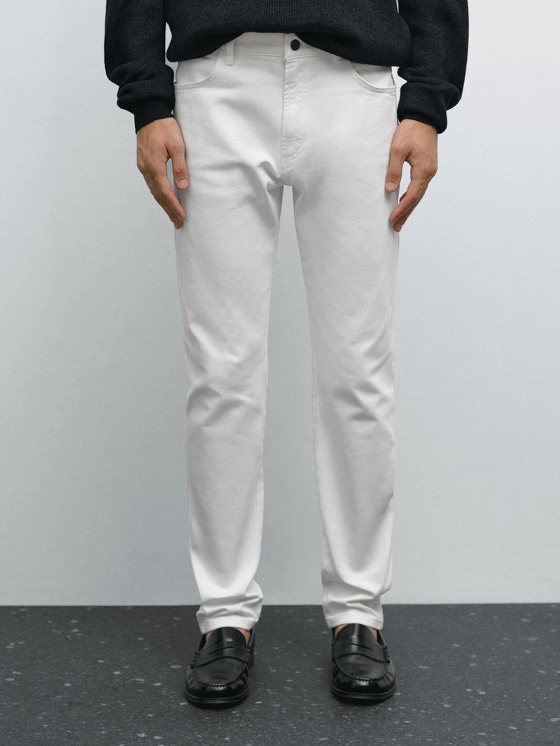 Джинсы с узким кроем