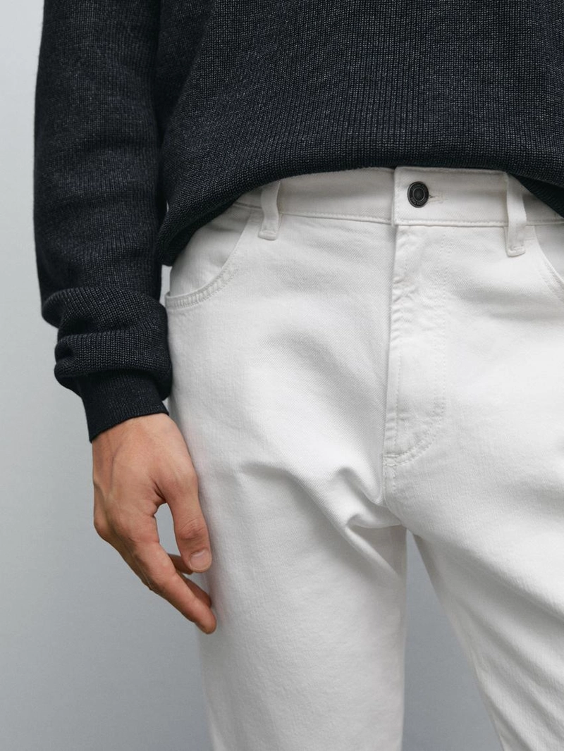 Джинсы с узким кроем