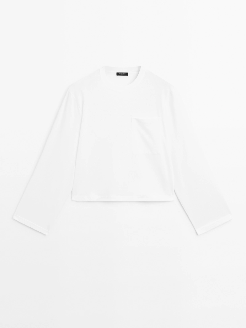 Футболка оверсайз с карманами