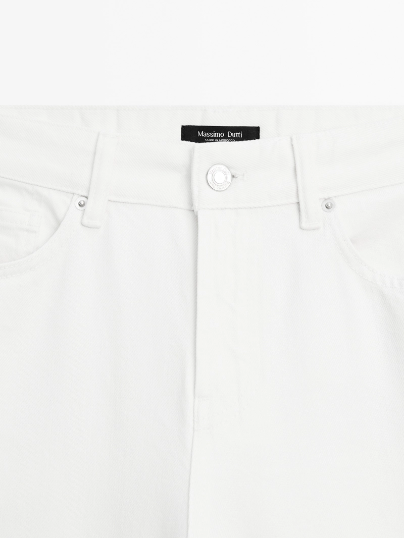 Джинсы high-waist barrel fit