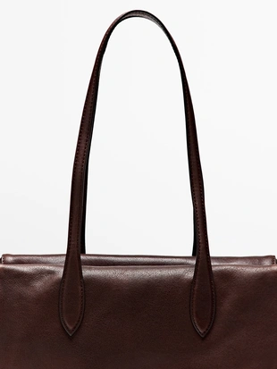 Сумка-сэтчел из наппы- Заказать в России