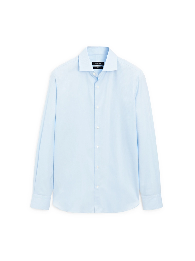 Рубашка в полоску slim fit