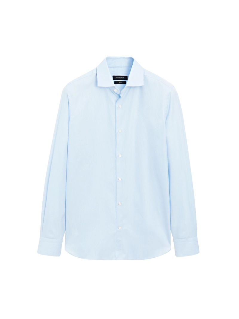 Рубашка в полоску slim fit