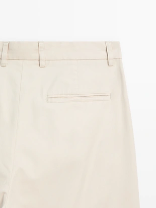 Брюки свободного кроя из 100% хлопка- Заказать в России