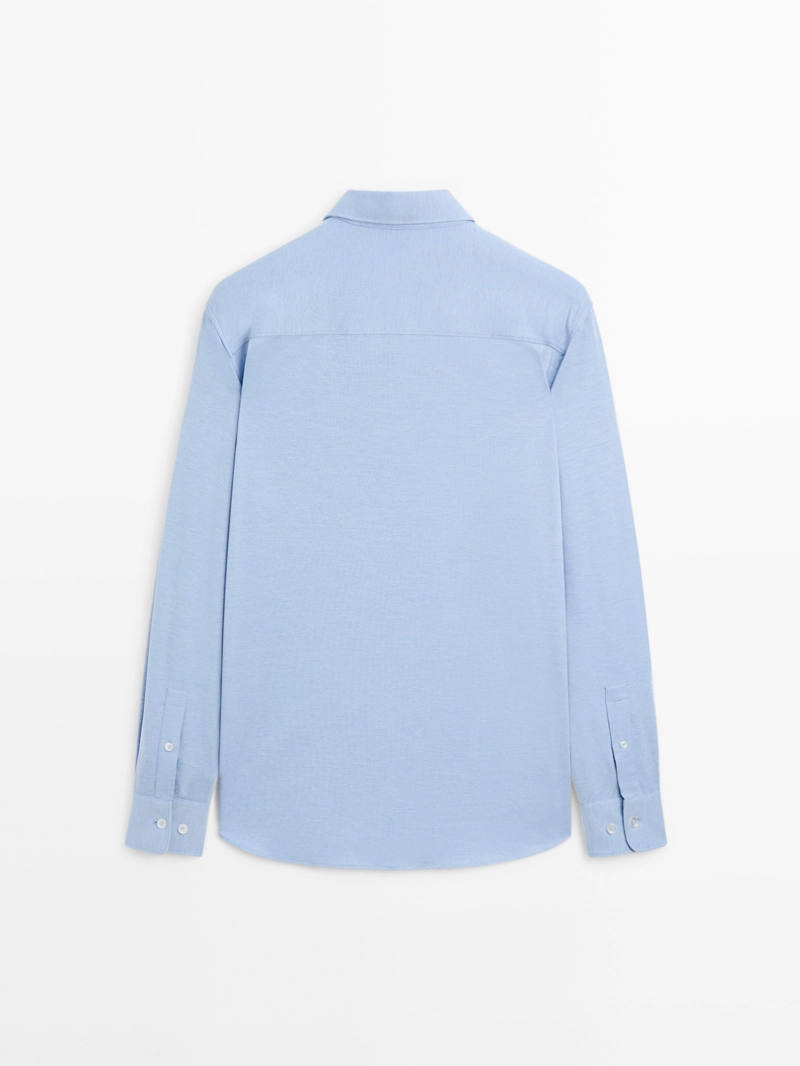 Рубашка slim fit stretch