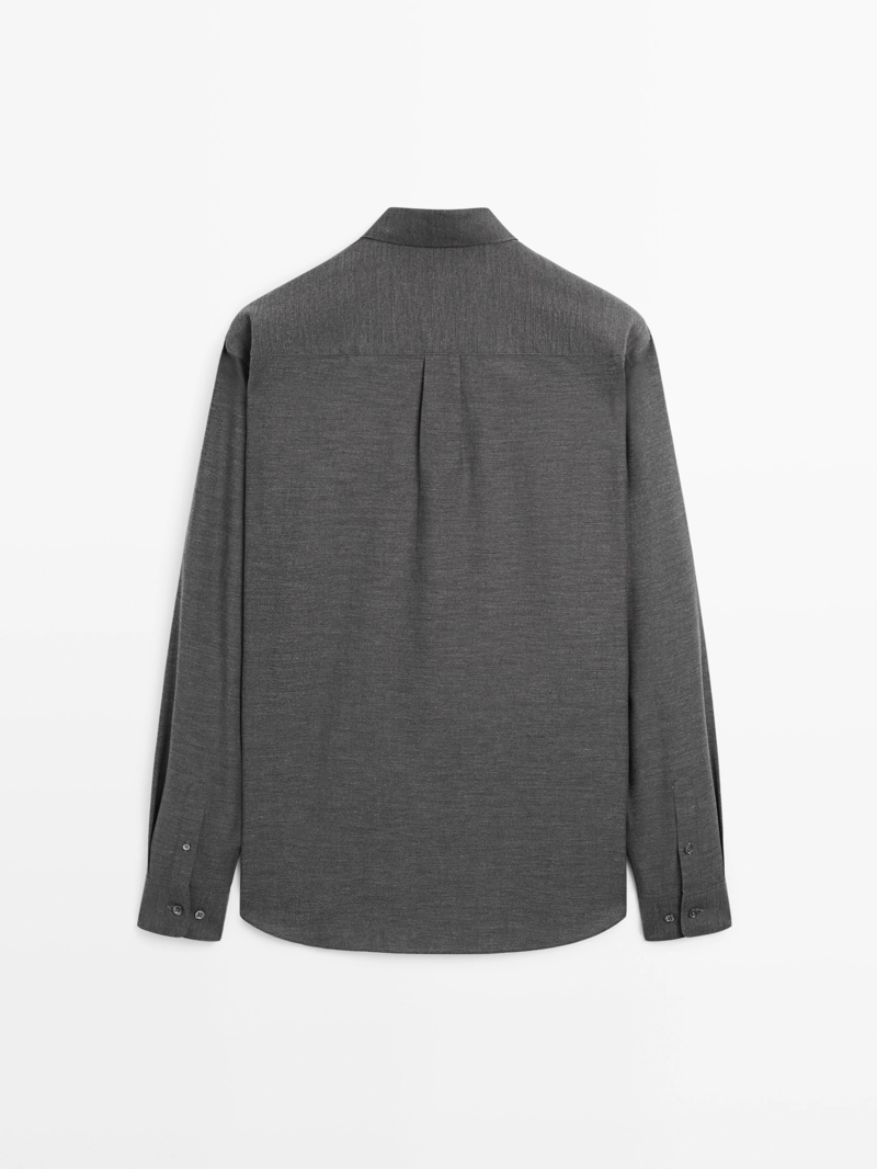 Рубашка soft melange regular fit