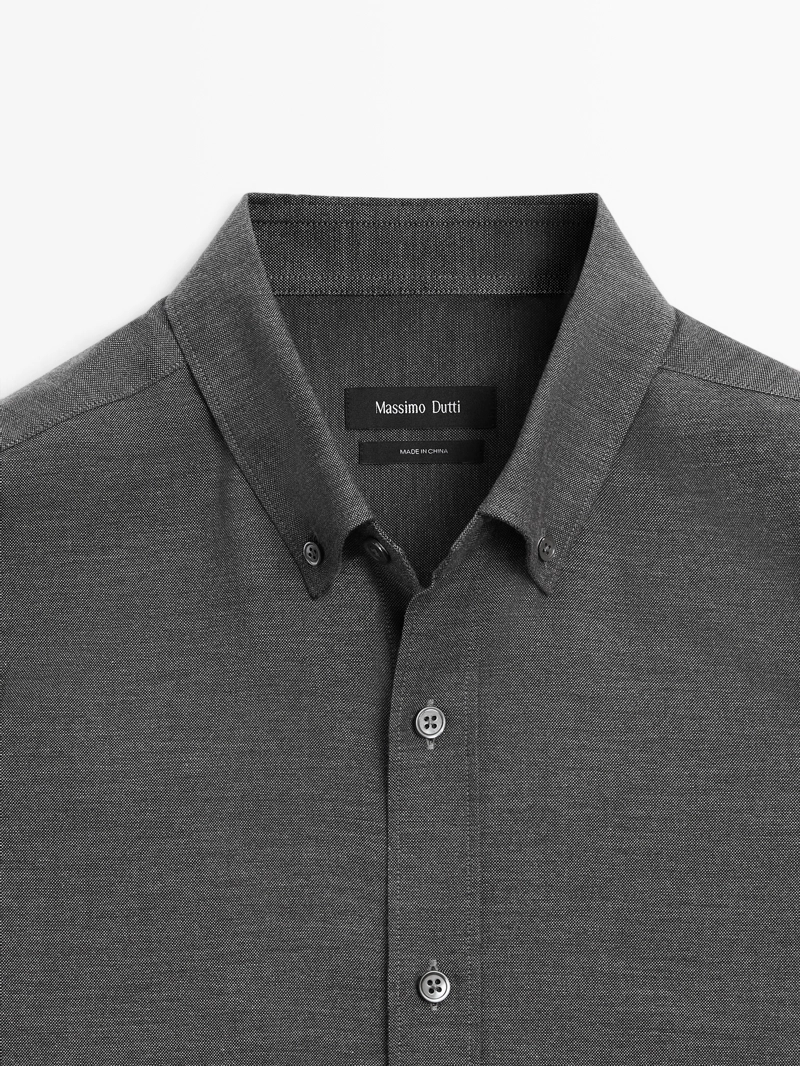 Рубашка soft melange regular fit