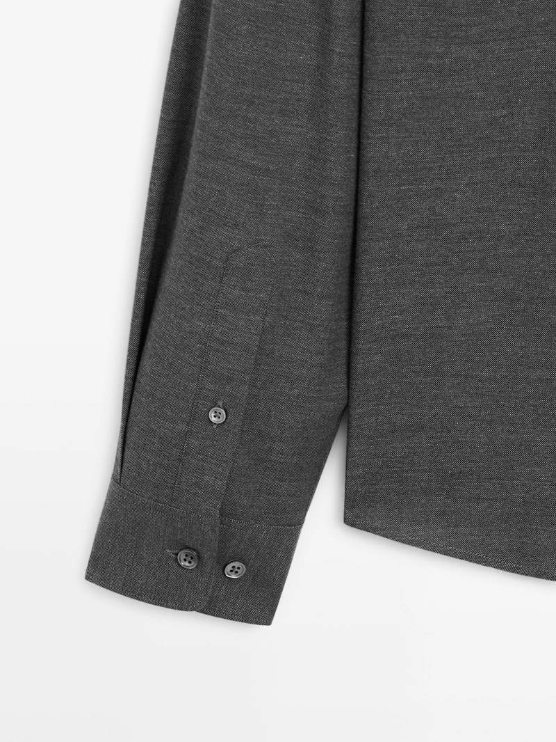 Рубашка soft melange regular fit