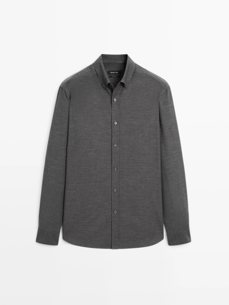 Рубашка soft melange regular fit