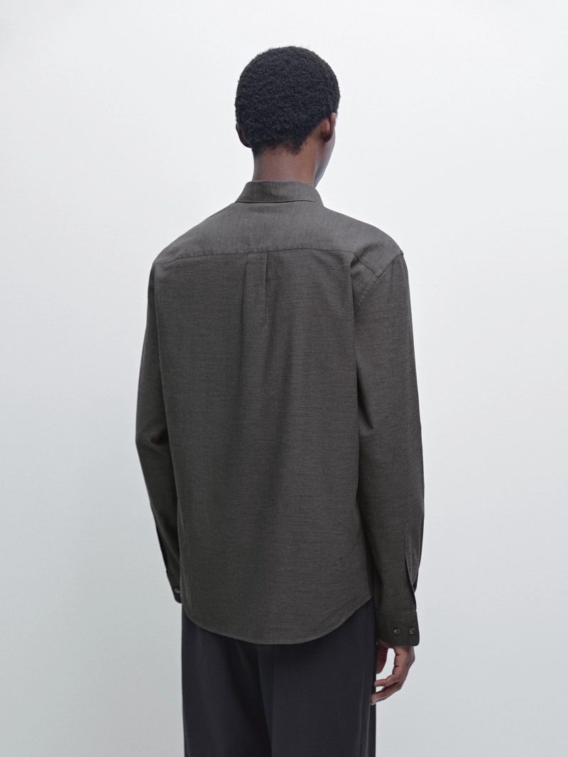 Рубашка soft melange regular fit