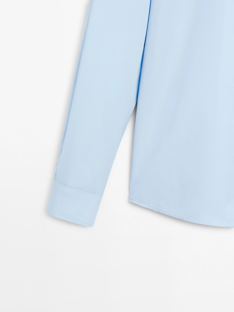 Рубашка regular fit из 100% хлопка
