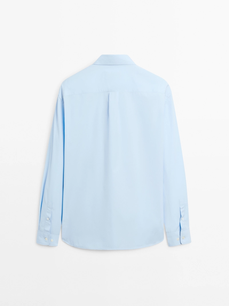 Рубашка regular fit из 100% хлопка
