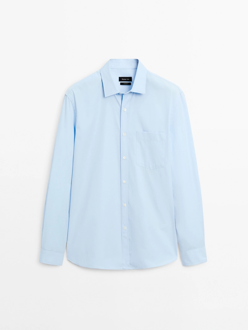Рубашка regular fit из 100% хлопка