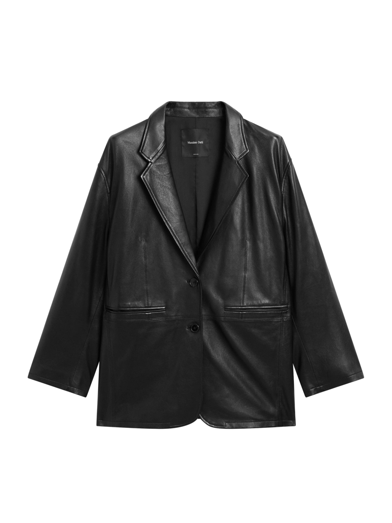 Жакет из мягкой кожи нубука