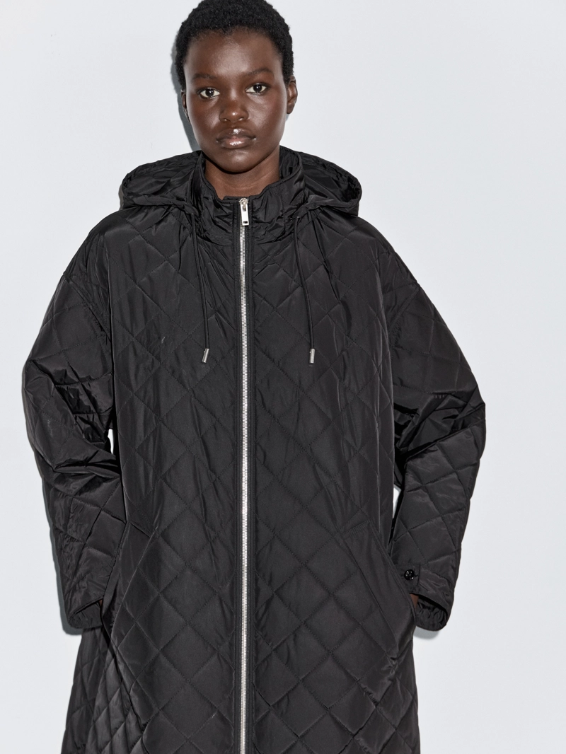 Длинная водоотталкивающая пуховая парка oversize