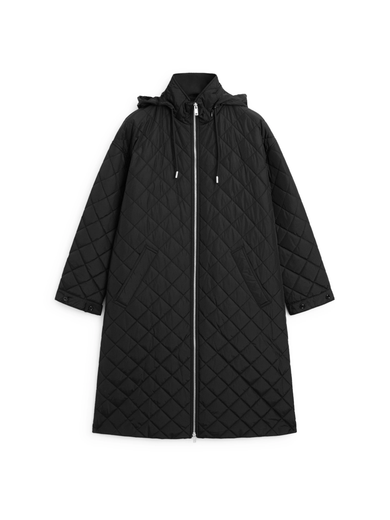 Длинная водоотталкивающая пуховая парка oversize