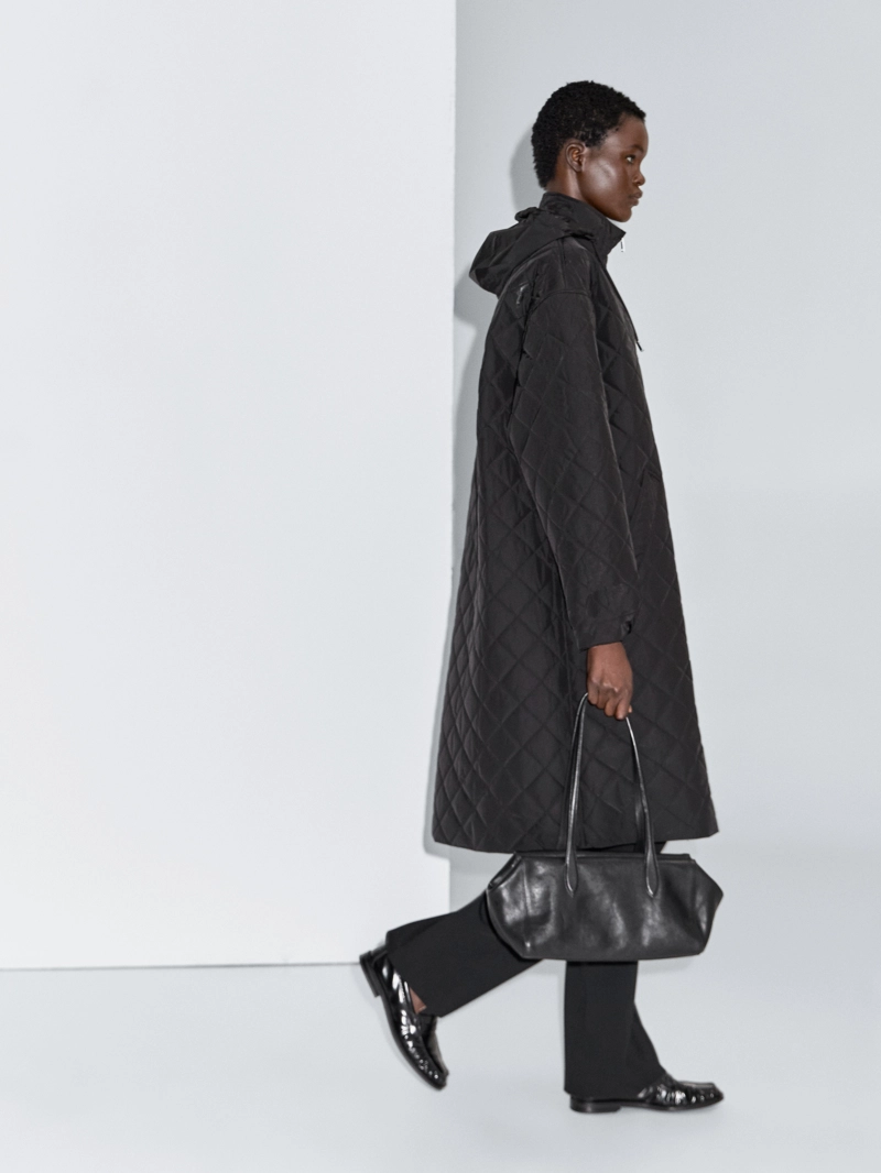 Длинная водоотталкивающая пуховая парка oversize