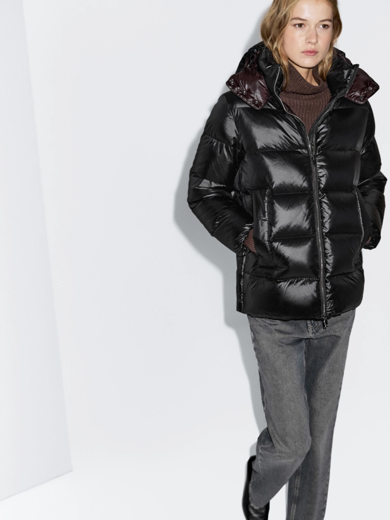 Пуховик с водоотталкивающей пропиткой