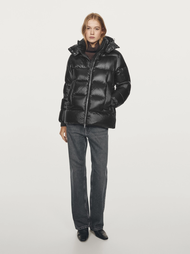 Пуховик с водоотталкивающей пропиткой